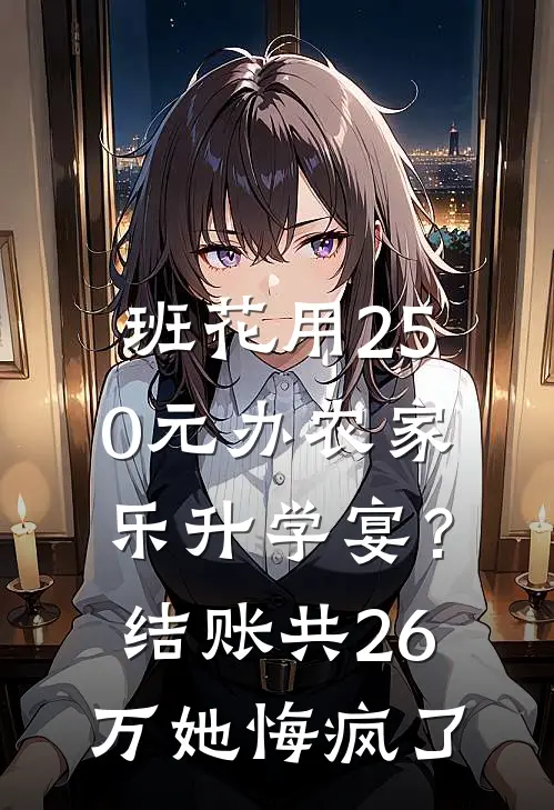 班花用250元办农家乐升学宴？结账共26万她悔疯了