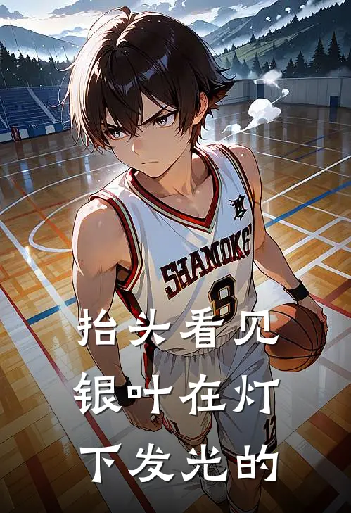 抬头看见银叶在灯下发光的
