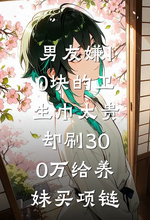 男友嫌10块的卫生巾太贵，却刷300万给养妹买项链