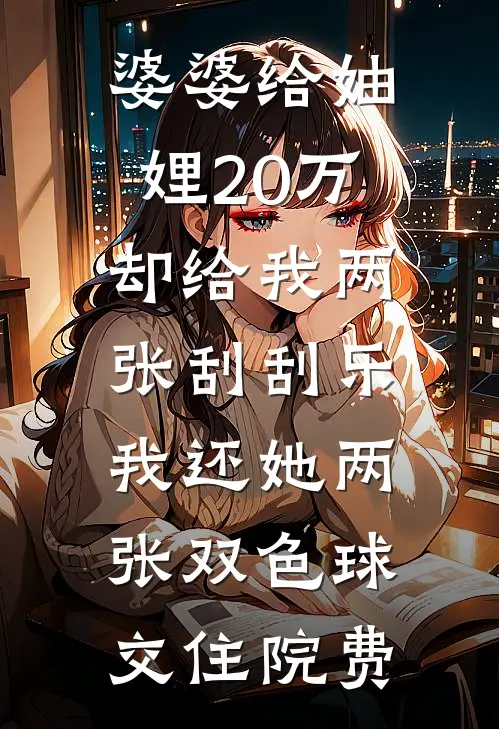 婆婆给妯娌20万却给我两张刮刮乐，我还她两张双色球交住院费