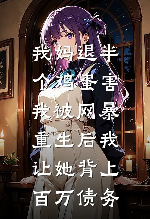 我妈退半个鸡蛋害我被网暴，重生后我让她背上百万债务