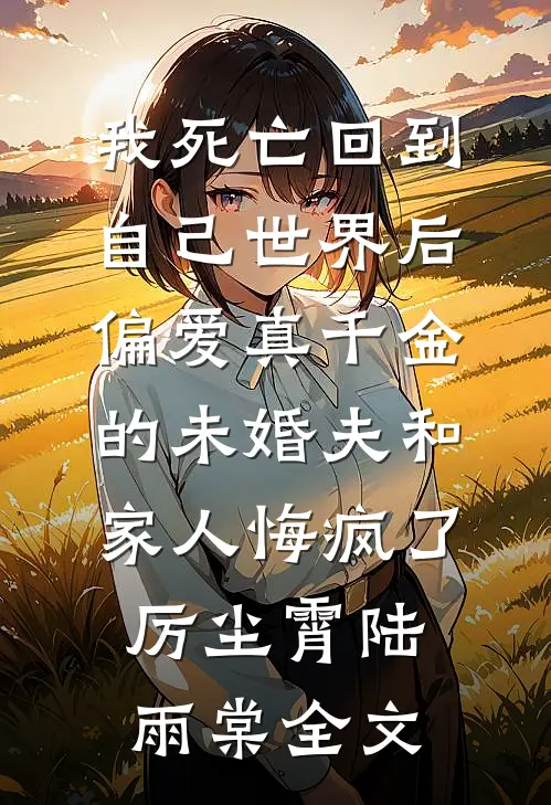 我死亡回到自己世界后，偏爱真千金的未婚夫和家人悔疯了厉尘霄陆雨棠全文