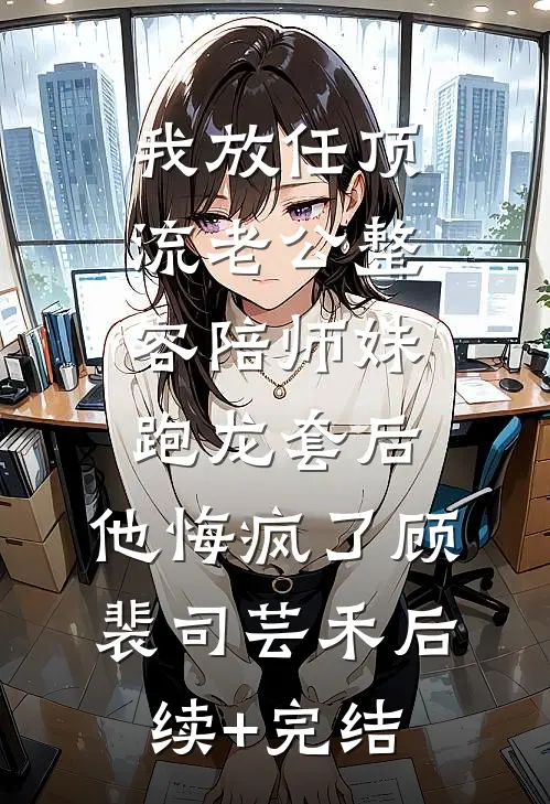 我放任顶流老公整容陪师妹跑龙套后，他悔疯了顾裴司芸禾后续+完结