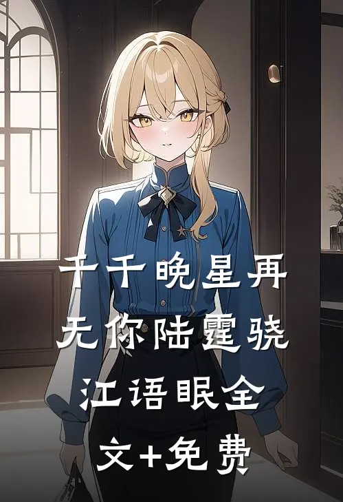 千千晚星再无你陆霆骁江语眠全文+免费