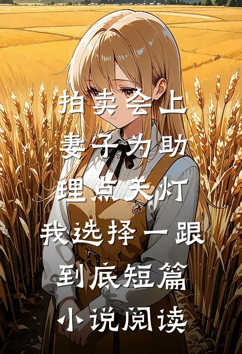 拍卖会上妻子为助理点天灯，我选择一跟到底短篇小说阅读