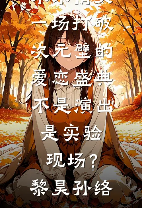 未来情史：一场打破次元壁的爱恋-盛典不是演出，是实验现场？黎昊孙络