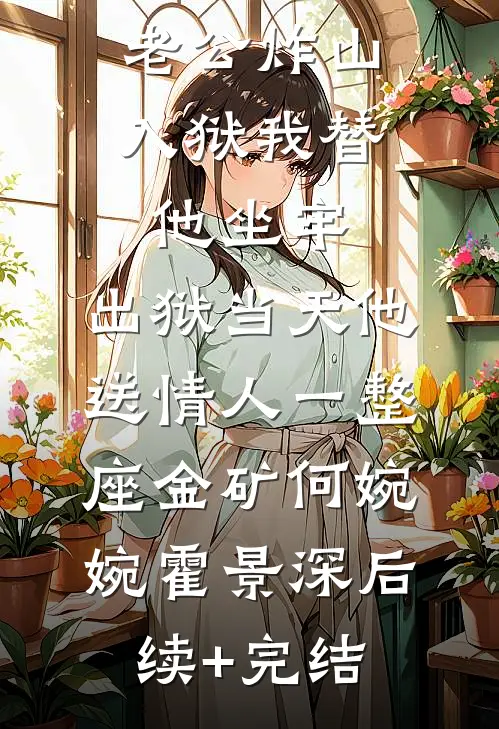 老公炸山入狱我替他坐牢，出狱当天他送情人一整座金矿何婉婉霍景深后续+完结