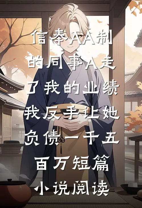 信奉AA制的同事A走了我的业绩，我反手让她负债一千五百万短篇小说阅读
