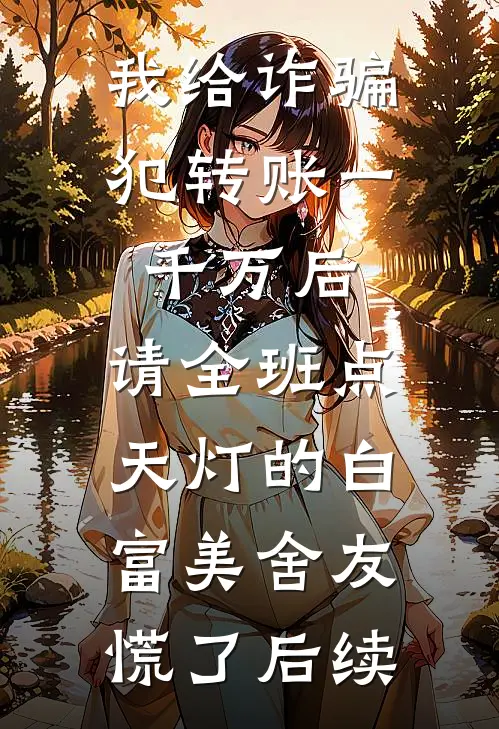 我给诈骗犯转账一千万后，请全班点天灯的白富美舍友慌了后续