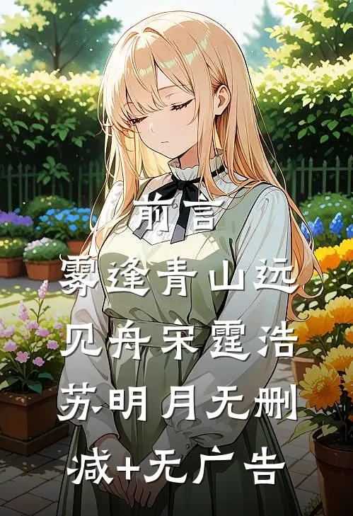 前言 :雾逢青山远见舟宋霆浩苏明月无删减+无广告