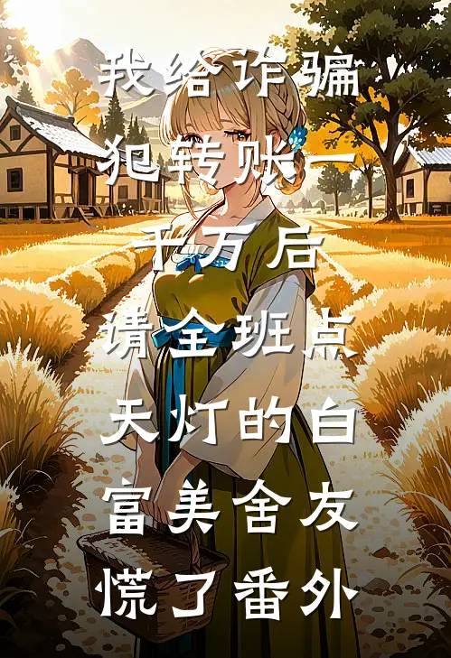 我给诈骗犯转账一千万后，请全班点天灯的白富美舍友慌了番外