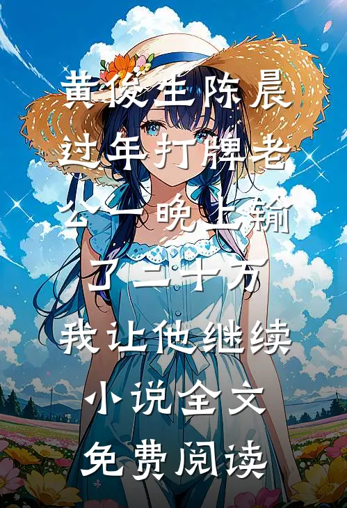 黄俊生陈晨过年打牌老公一晚上输了二十万，我让他继续小说全文免费阅读