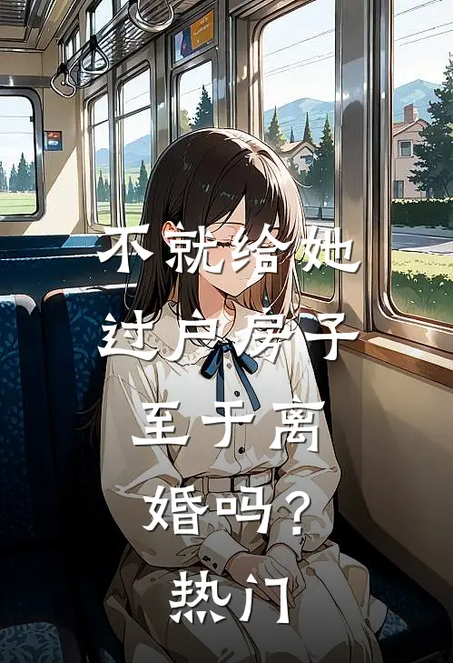 不就给她过户房子，至于离婚吗？热门