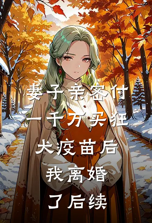 妻子亲密付一千万买狂犬疫苗后，我离婚了后续