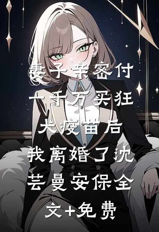 妻子亲密付一千万买狂犬疫苗后，我离婚了沈芸曼安保全文+免费