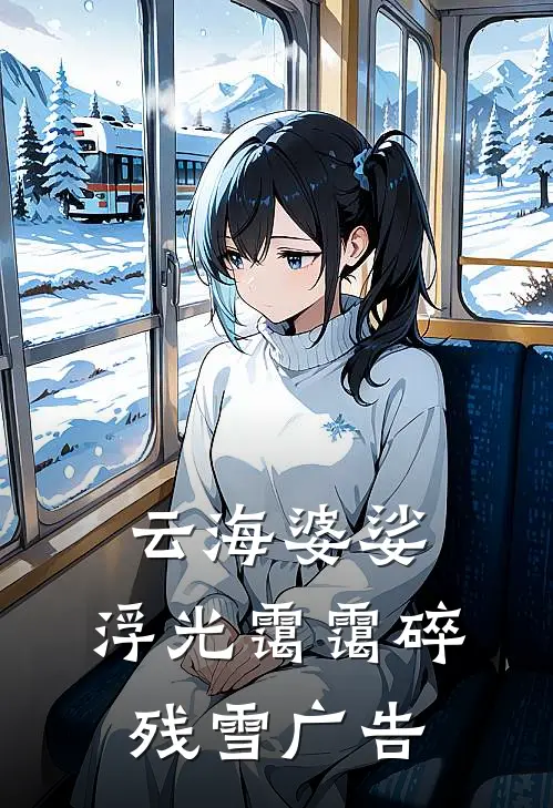 云海婆娑，浮光霭霭碎残雪广告