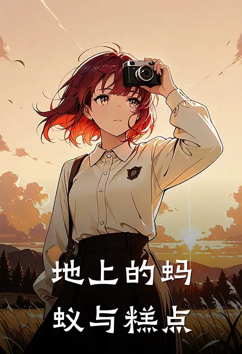 地上的蚂蚁与糕点