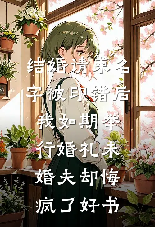 结婚请柬名字被印错后，我如期举行婚礼未婚夫却悔疯了好书