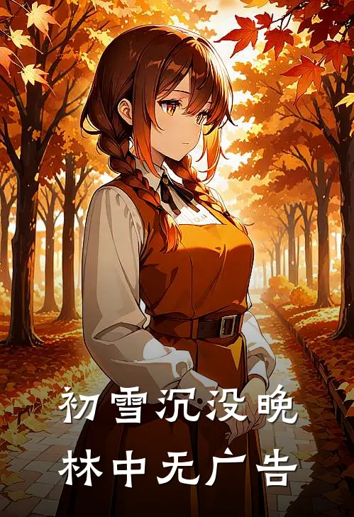 初雪沉没晚林中无广告