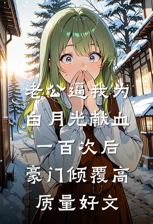 老公逼我为白月光献血一百次后，豪门倾覆高质量好文