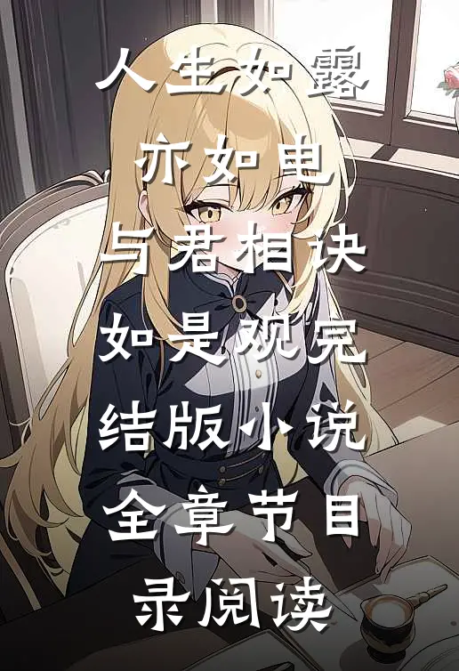 人生如露亦如电，与君相诀如是观完结版小说全章节目录阅读