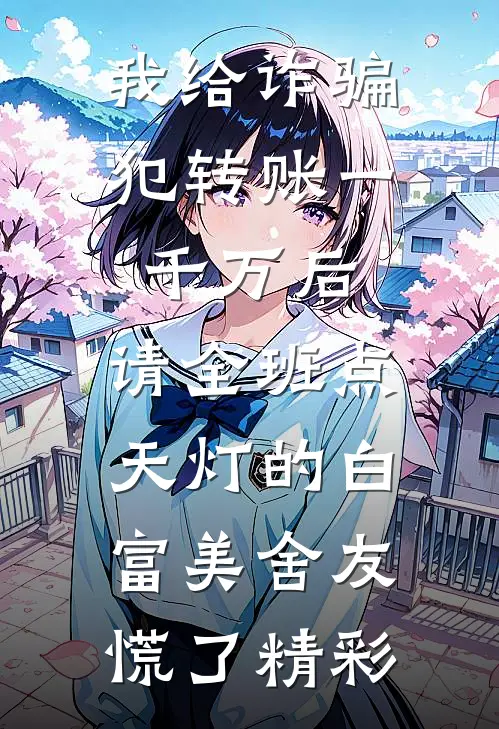我给诈骗犯转账一千万后，请全班点天灯的白富美舍友慌了精彩