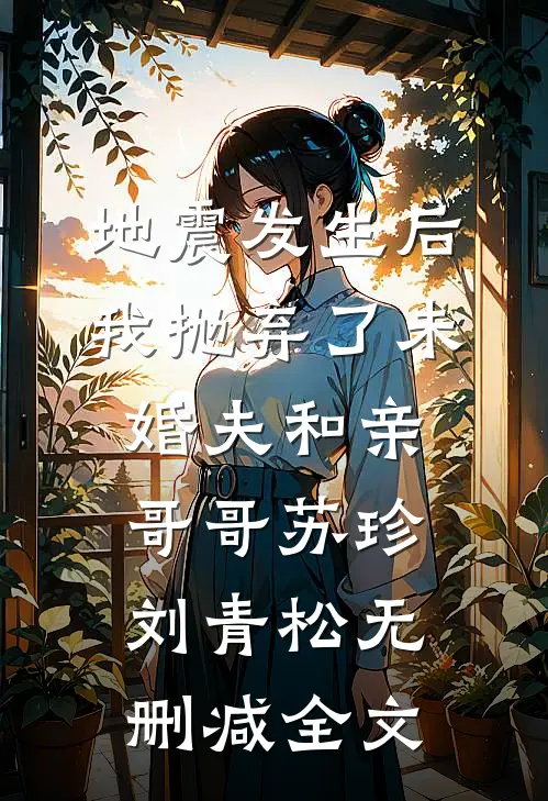 地震发生后我抛弃了未婚夫和亲哥哥苏珍刘青松无删减全文