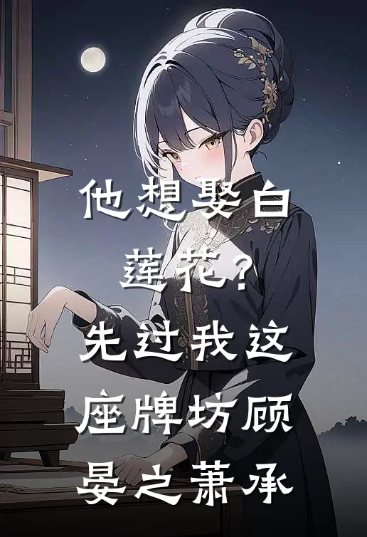 他想娶白莲花？先过我这座牌坊顾晏之萧承