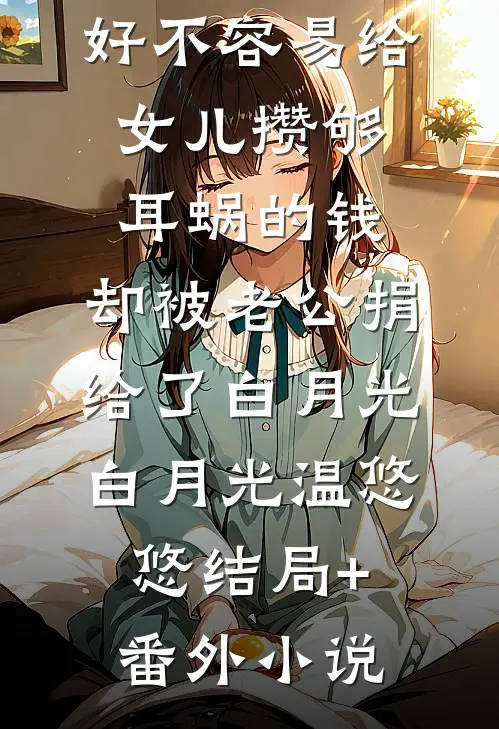 好不容易给女儿攒够耳蜗的钱，却被老公捐给了白月光白月光温悠悠结局+番外小说